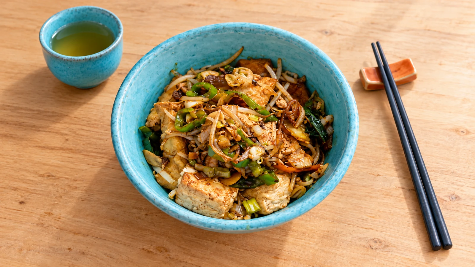 DOUBLE-TOFU NOODLE BOWL