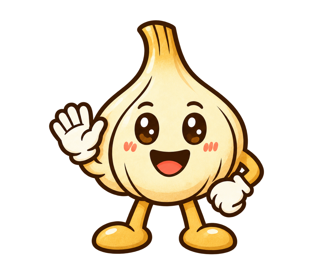 Nin, the garlic character